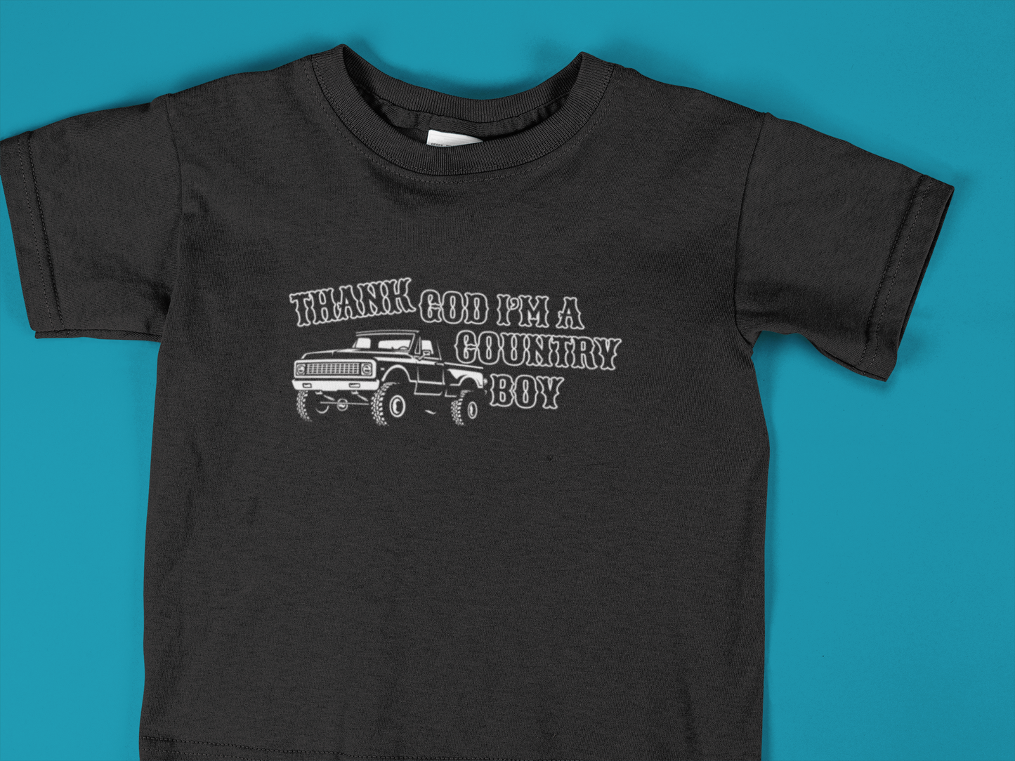 Thank God I'm A Country Boy Tee Logo