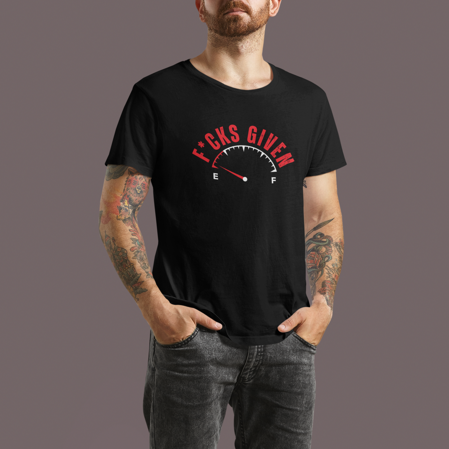 Zero F*cks Given in Red