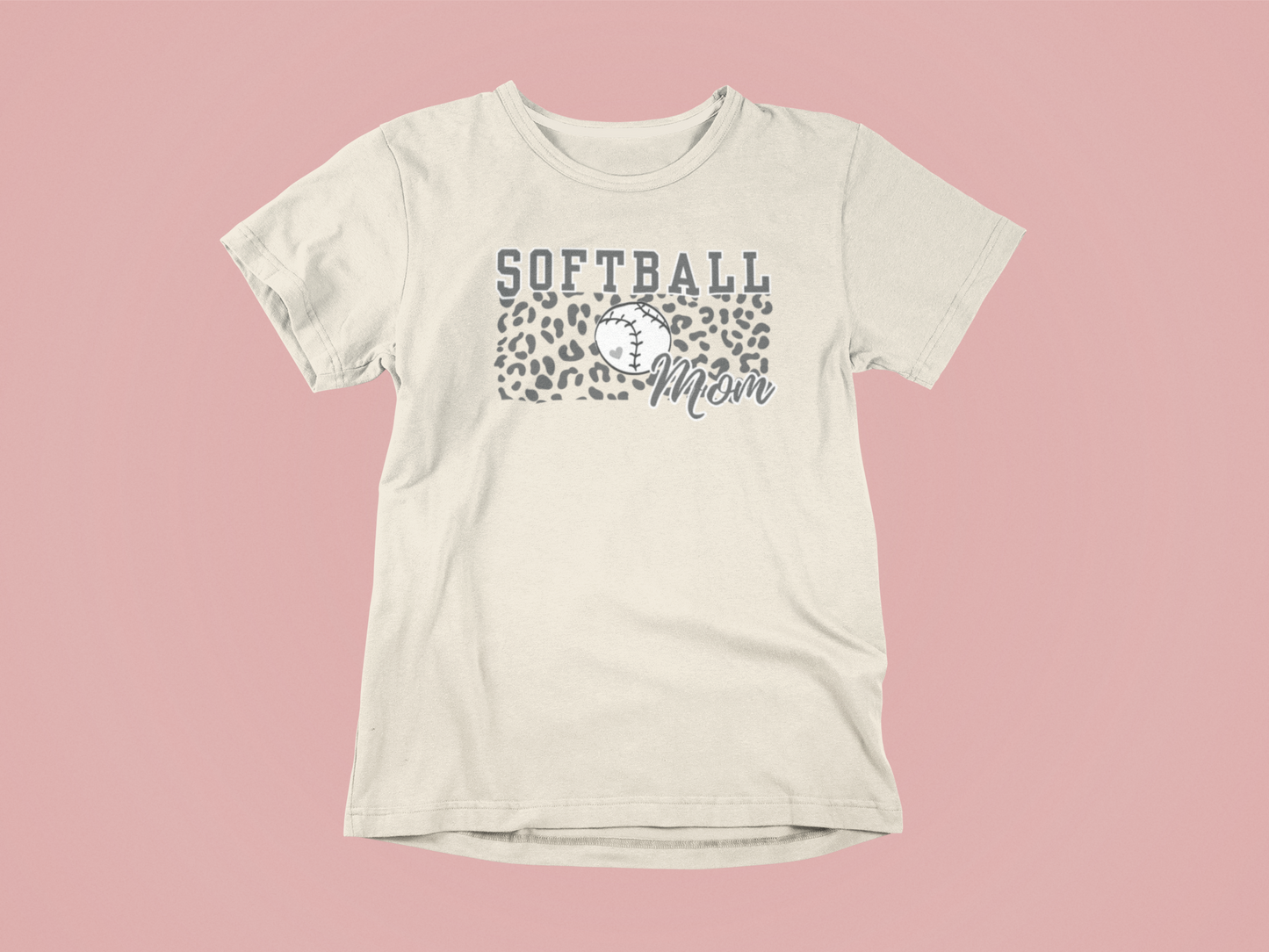 Leopard Print And Softball Tee
