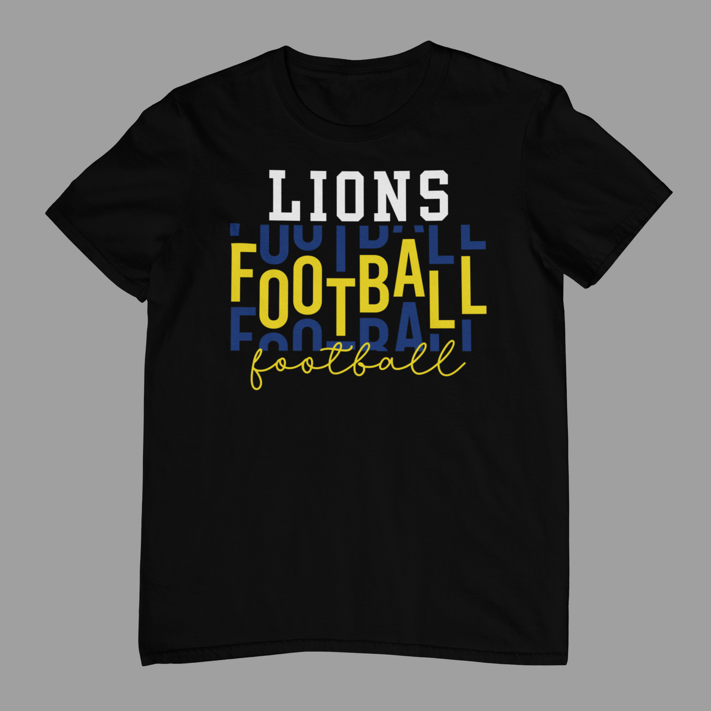 Cottage Grove Lions Staggered Blue & Gold!