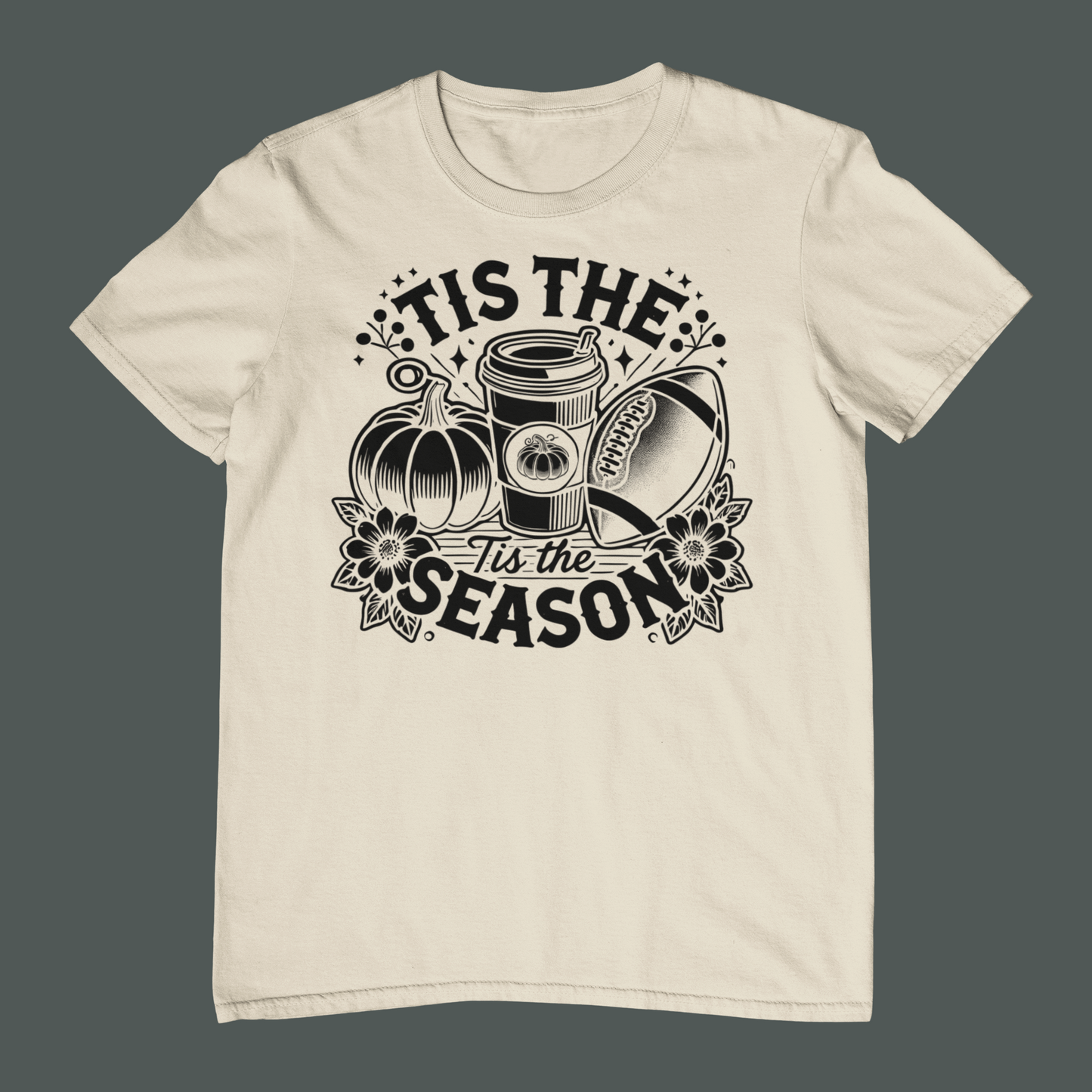 Tis' The Season Black Logo