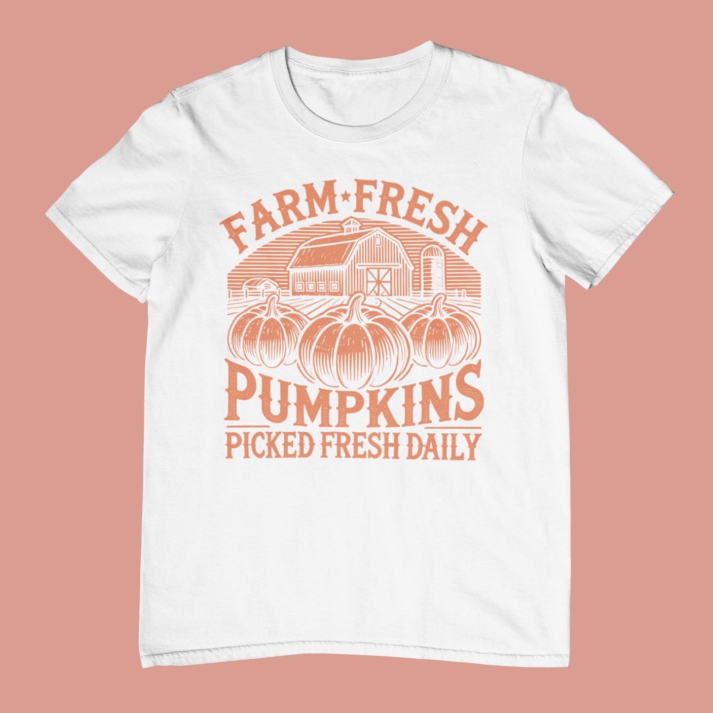 Farm Fresh Pumpkins Orange Logo