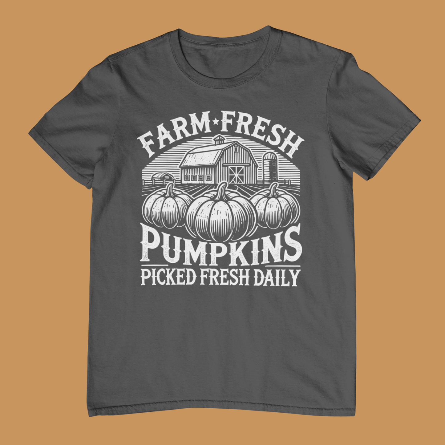 Farm Fresh Pumpkins White Logo