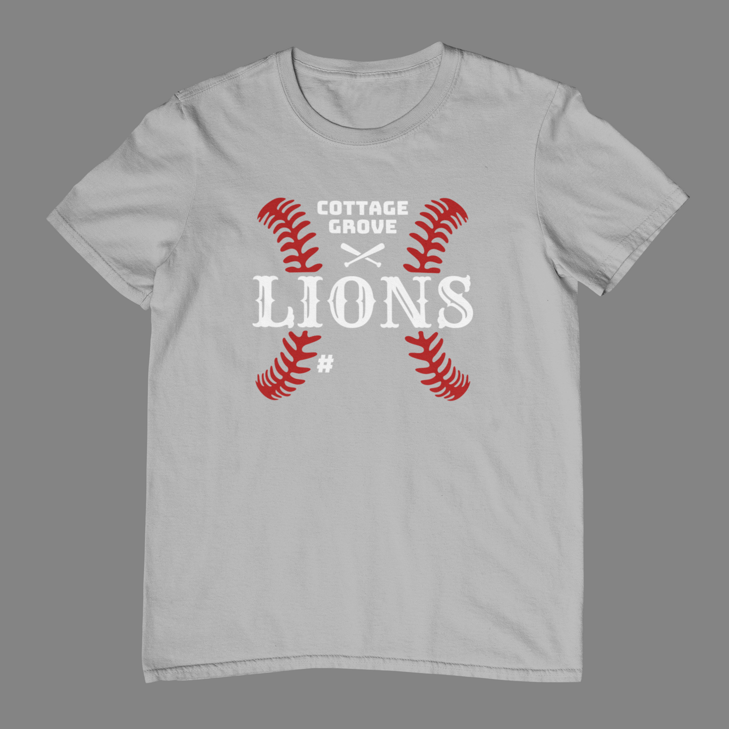 Cottage Grove Lions Baseball With Players Number