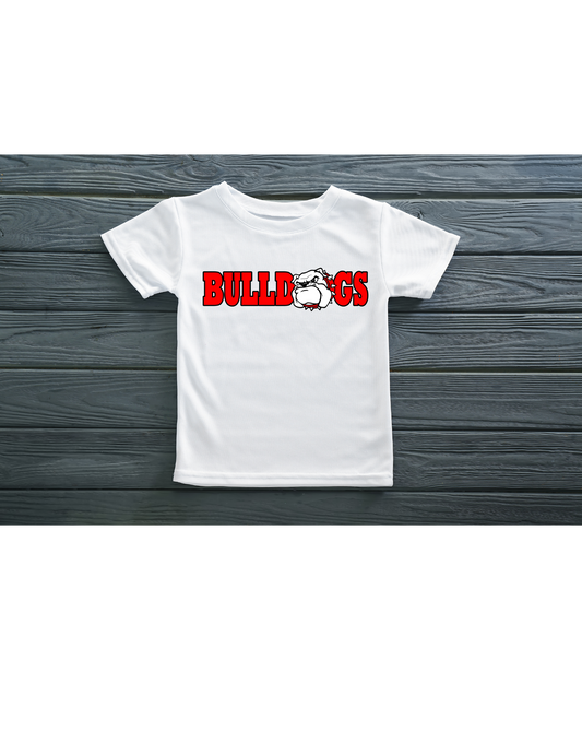 Bulldogs Horizontal Logo with The Dawg