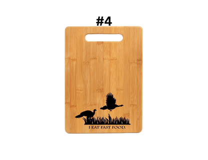 I Eat Fast Food (TURKEY) Cutting Board