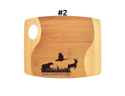I Eat Fast Food (ALL) Cutting Board