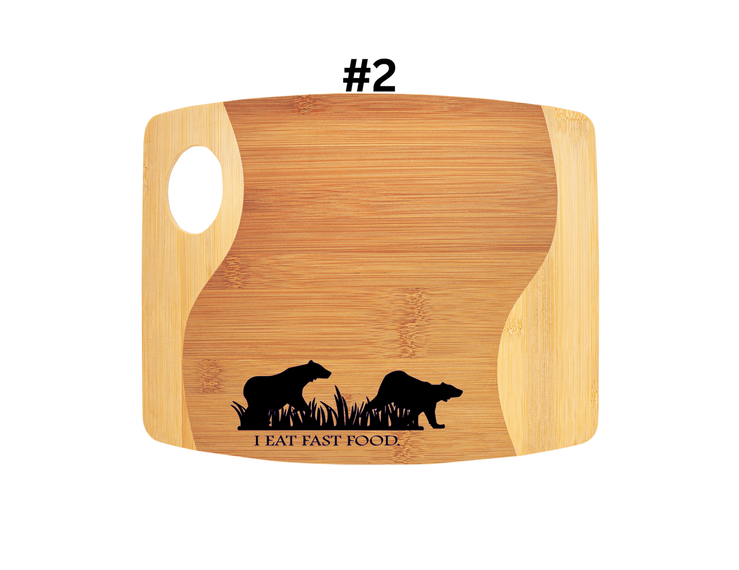 I Eat Fast Food (BEAR) Cutting Board