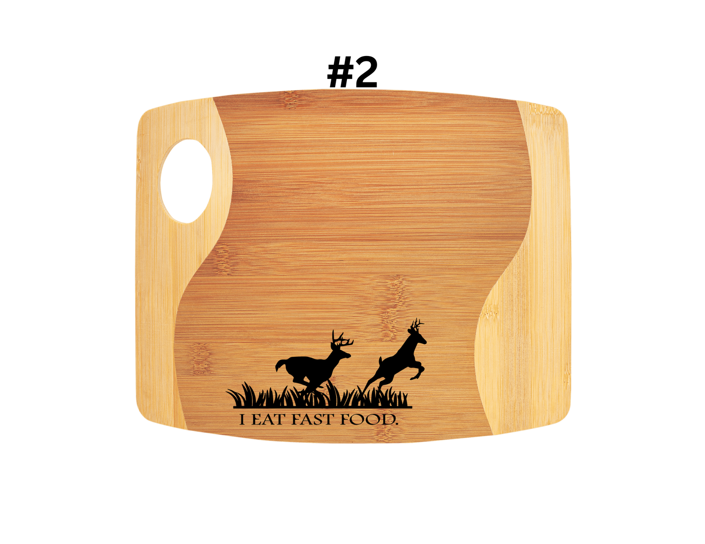 I Eat Fast Food (DEER) Cutting Board