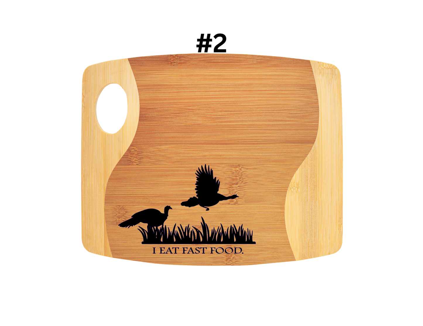 I Eat Fast Food (TURKEY) Cutting Board