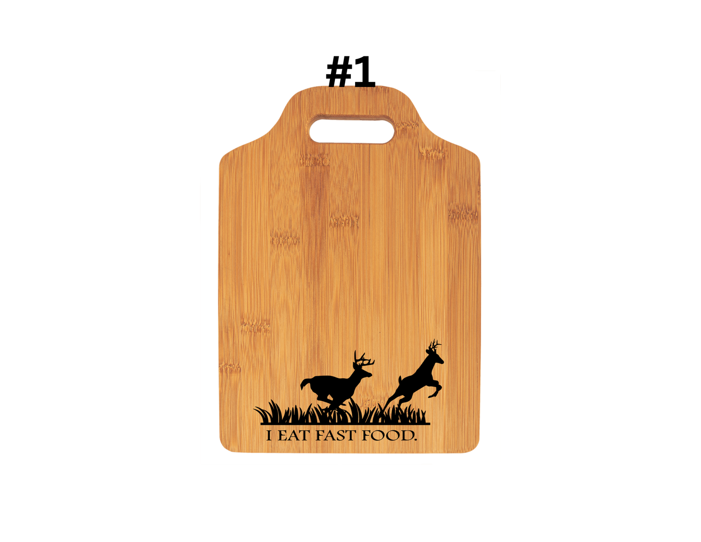 I Eat Fast Food (DEER) Cutting Board