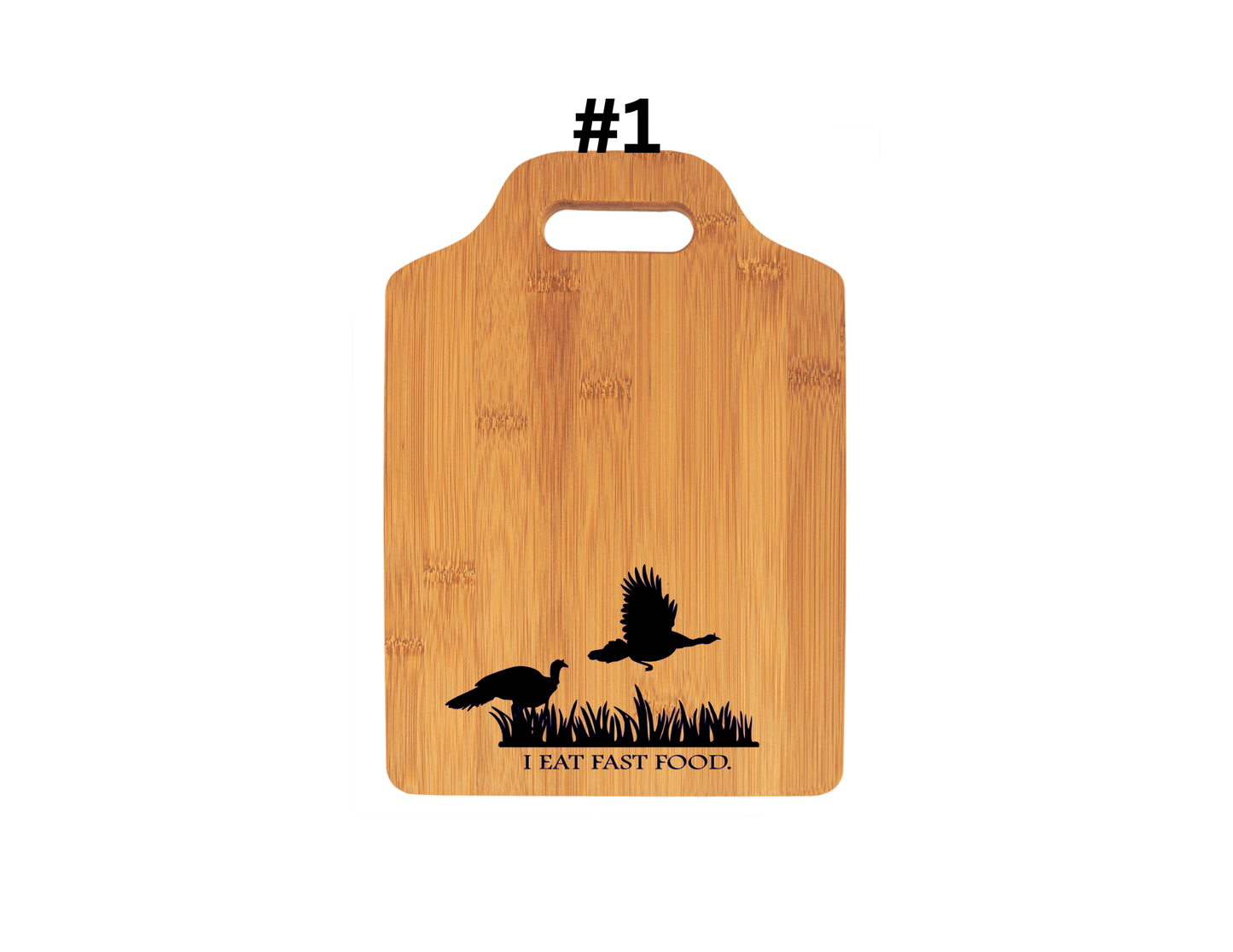 I Eat Fast Food (TURKEY) Cutting Board