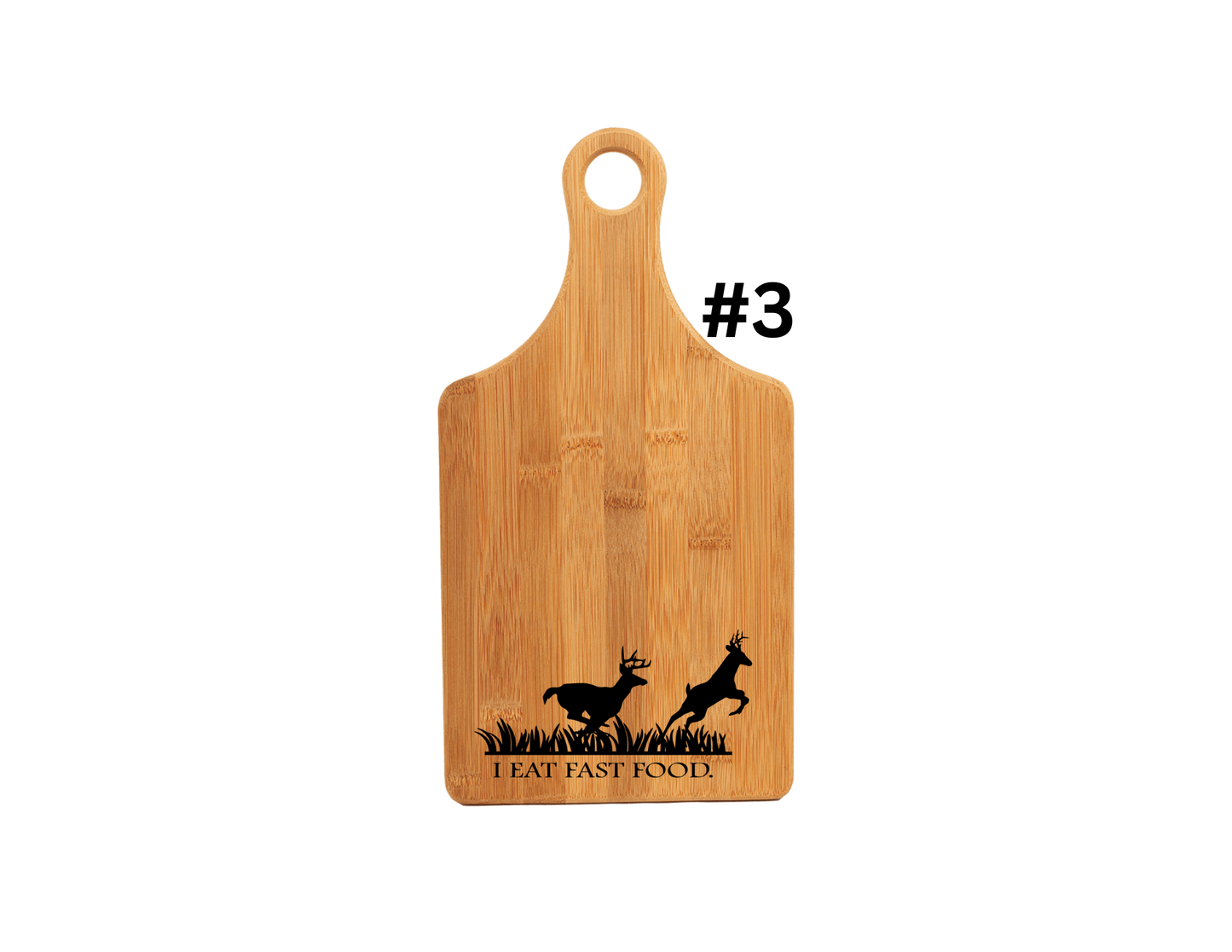 I Eat Fast Food (DEER) Cutting Board