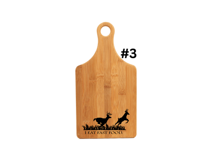 I Eat Fast Food (DEER) Cutting Board