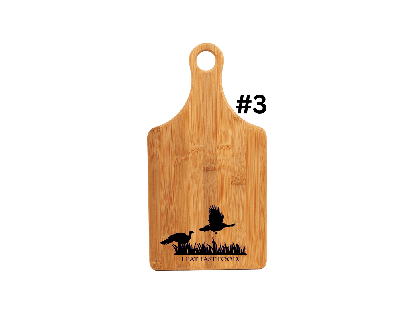 I Eat Fast Food (TURKEY) Cutting Board