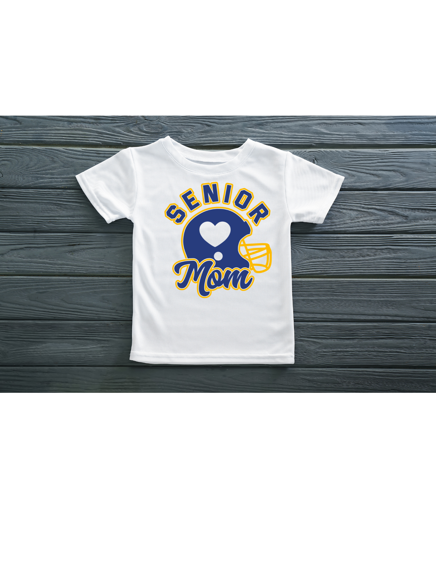 Blue & Gold Senior Mom Football