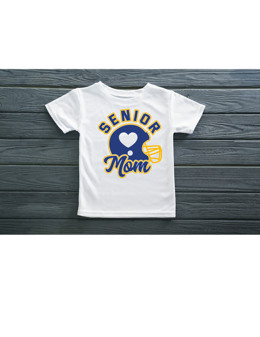 Blue & Gold Senior Mom Football