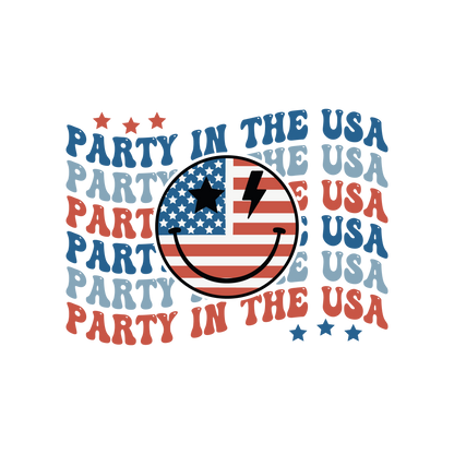 Party In The USA Smiley Logo