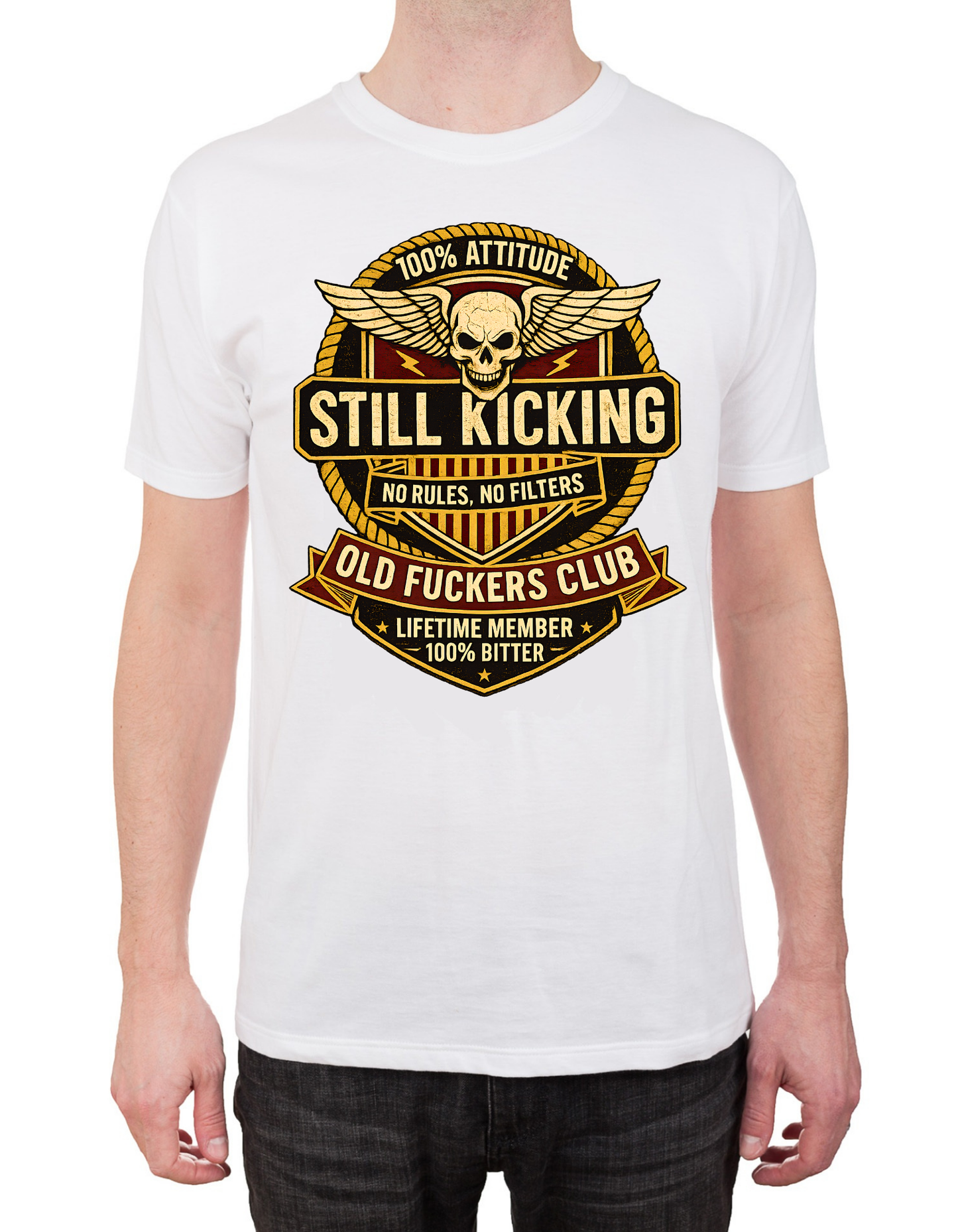 FUNNY Still Kicking tee!
