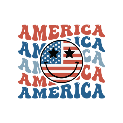 Retro America Smiley Logo