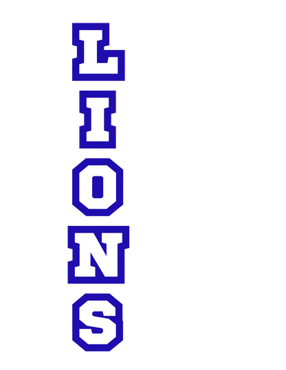Vertical Lions and White Paw