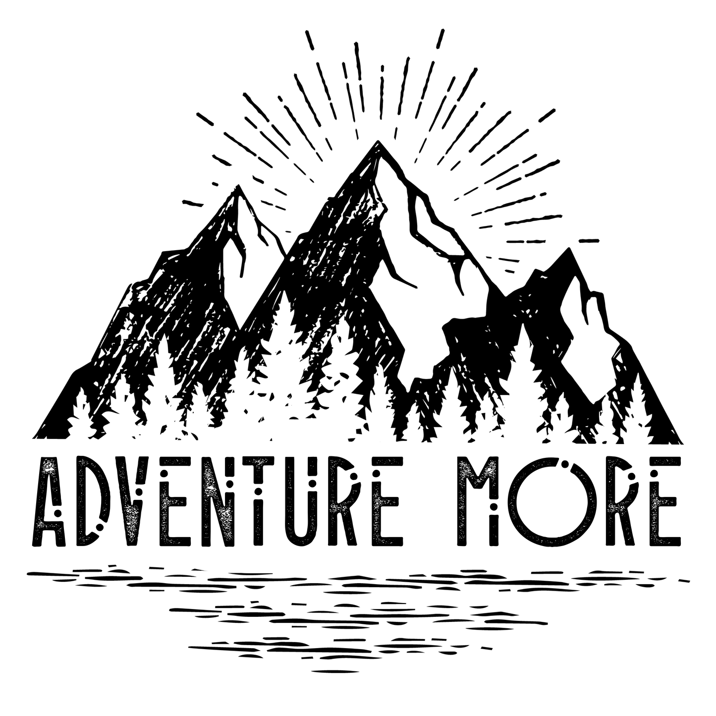 Adventure More Black Logo