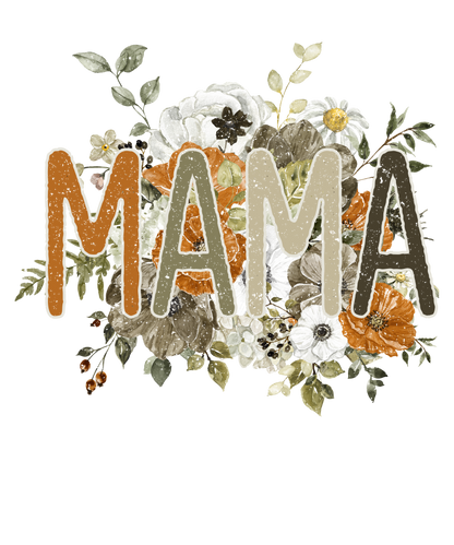 MaMa  Floral Vintage Logo