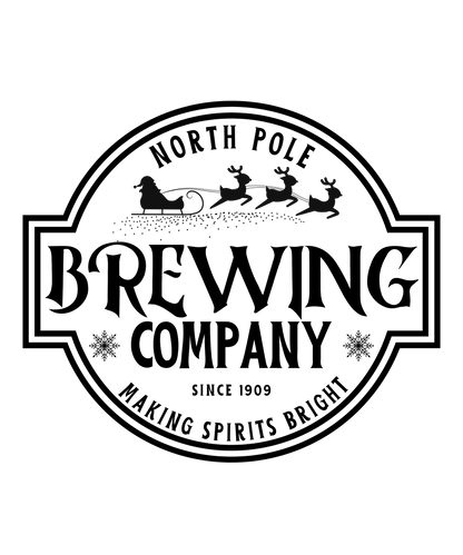 North Pole Brewing Company in Black Logo