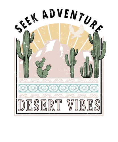 Seek Adventure Desert Vibes Logo