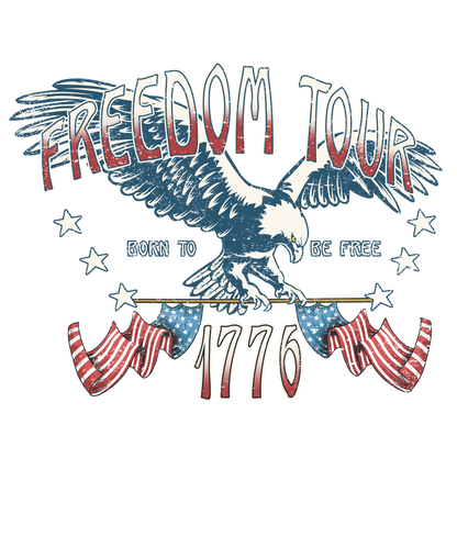 Retro Freedom Tour 1776 Logo