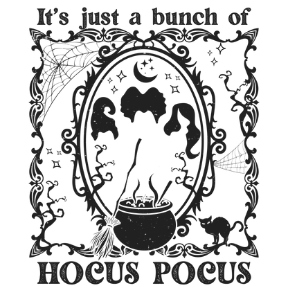 It's Just A Bunch Of Hocus Pocus Black Logo