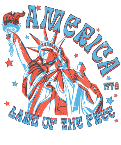 America Land Of The Free Logo