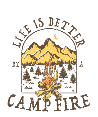 Life Is Better By A Campground Logo