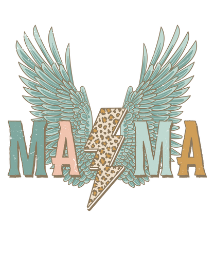 MaMa Wings & Lightning Bolt Logo