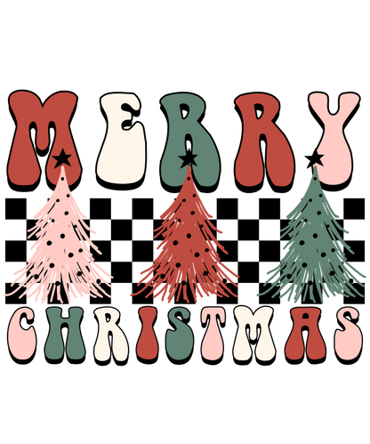 Retro Merry Christmas Logo