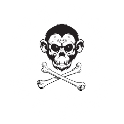 Not My Circus Not My Monkeys Design In White