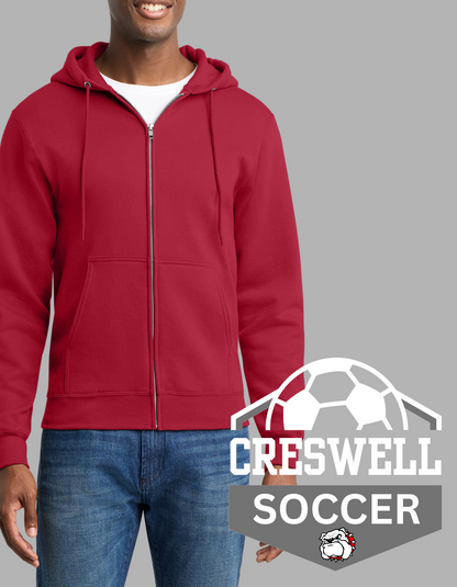 RED FULL ZIP HOODIE DESIGN #2