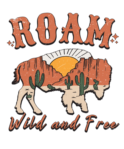 Roam Wild And Free Logo