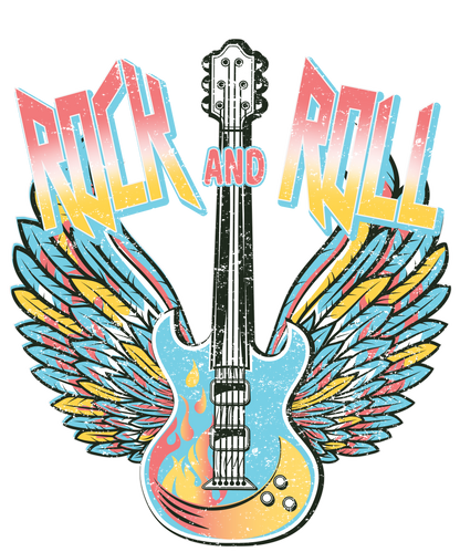 Rock And Roll Guitar Logo