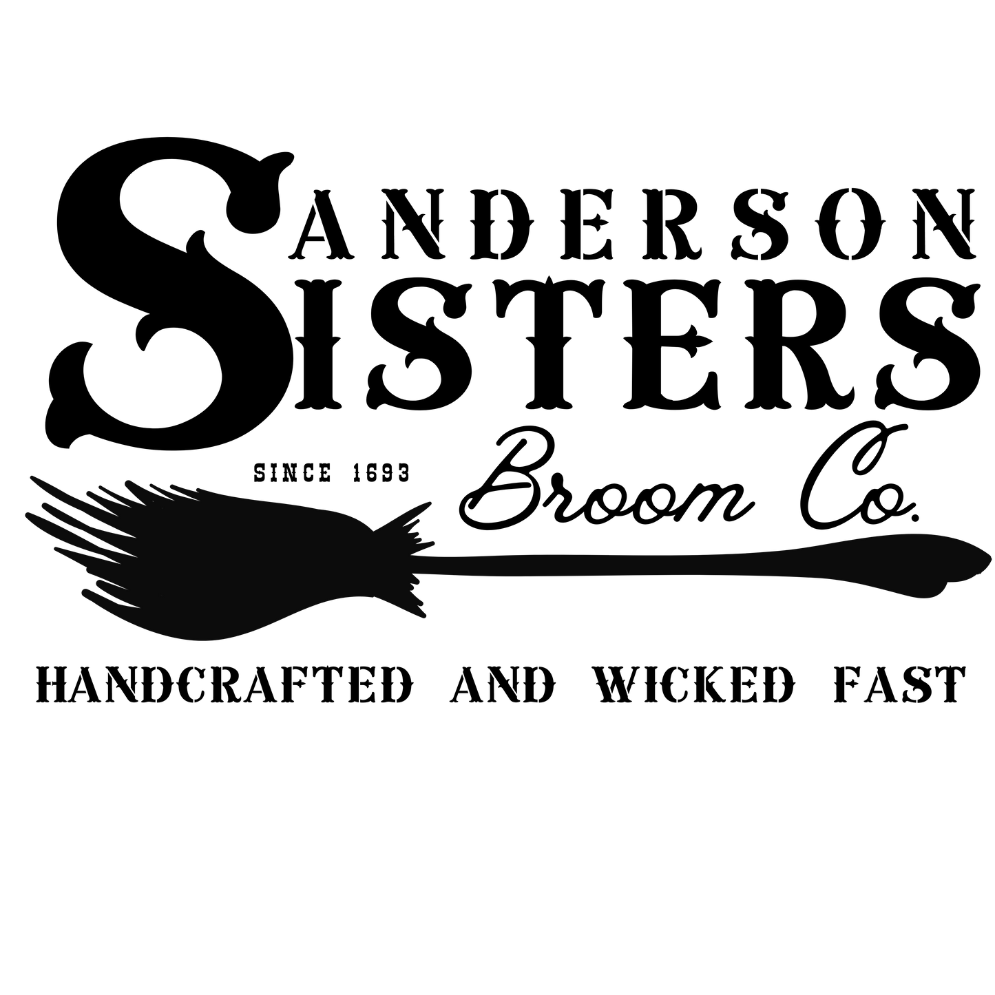 Sanderson Sisters Broom Co. Logo