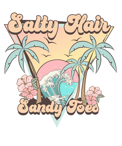 Salty Hair Sandy Toes Logo