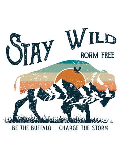 Stay Wild Roam Free Logo