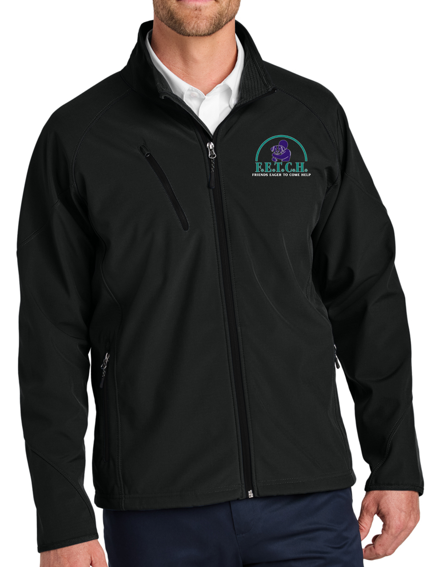 F.E.T.C.H. Logo-Mens Jacket