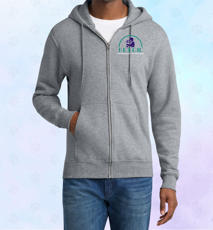 F.E.T.C.H. Logo-Unisex Zip Up Hoodie