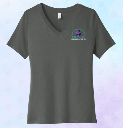 F.E.T.C.H. Logo-Womens V-Neck T-Shirt