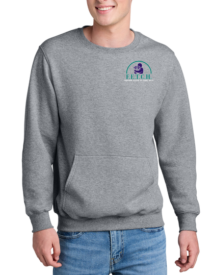 F.E.T.C.H. Logo-Unisex Pocket Crew Neck
