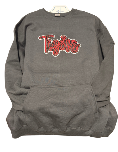 Tigers Double Sequin Applique Logo