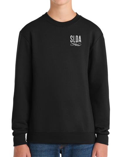 SLDA Black YOUTH Crewneck Sweatshirt