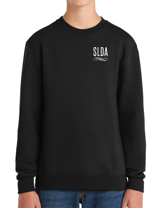 SLDA Black YOUTH Crewneck Sweatshirt