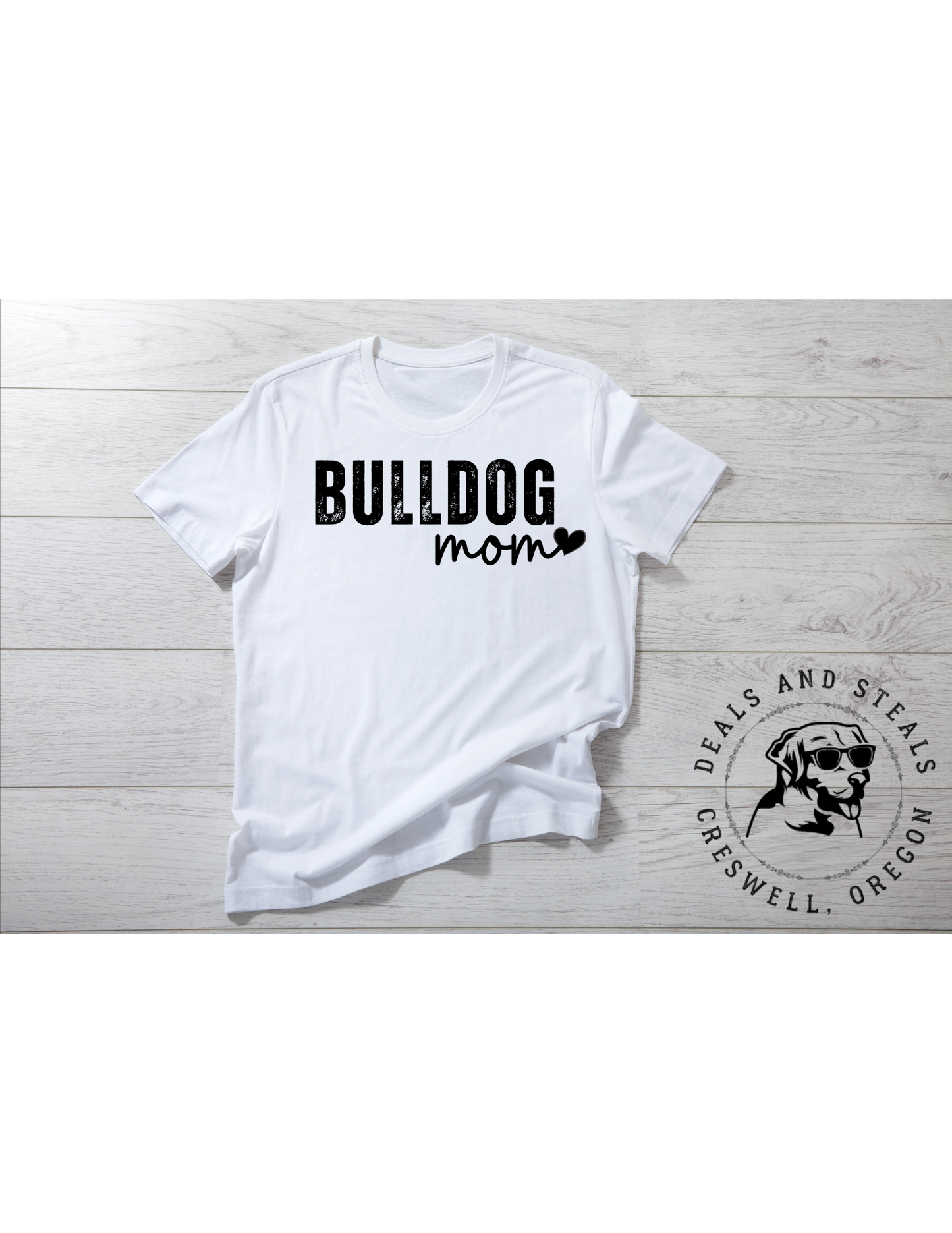 Bulldogs Mom with Heart
